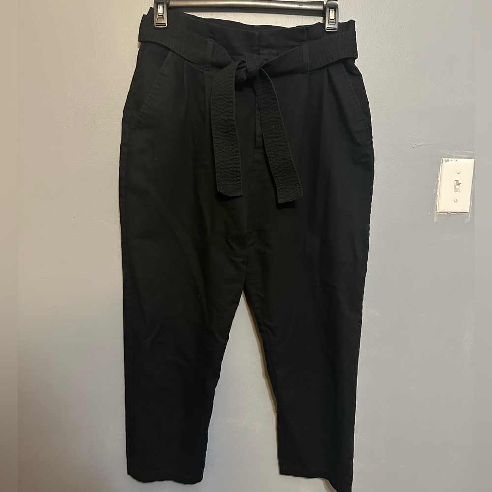 A New Day Women's High-Rise Paperbag Ankle Pants  Size 10